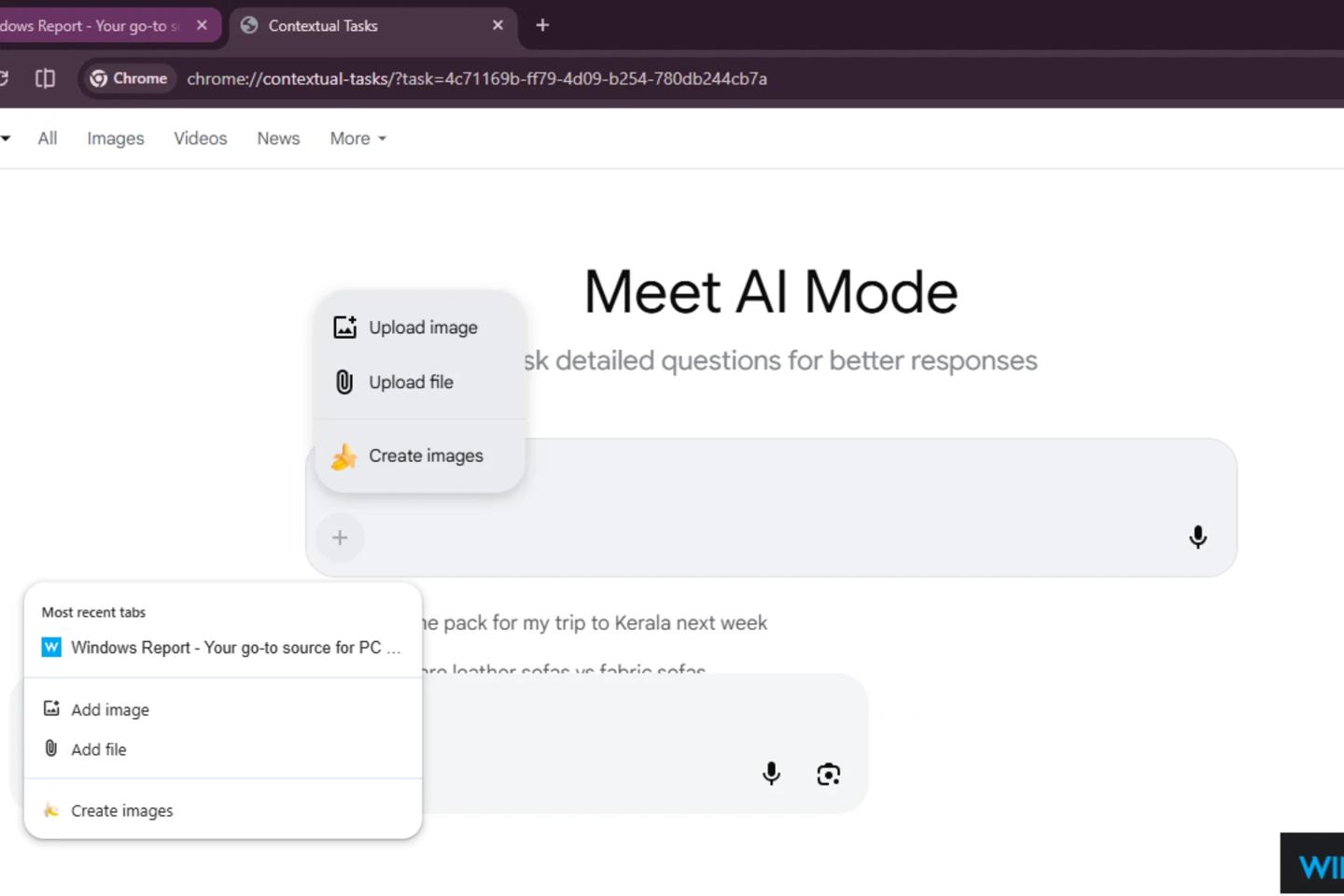 Chrome浏览器界面